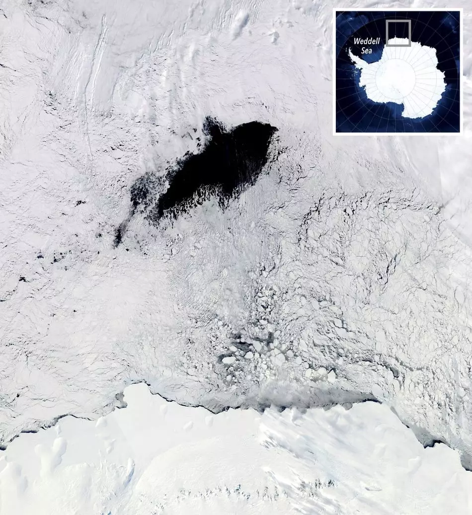Площадь черных дыр в Антарктиде сопоставима с размерами стран вроде Австрии