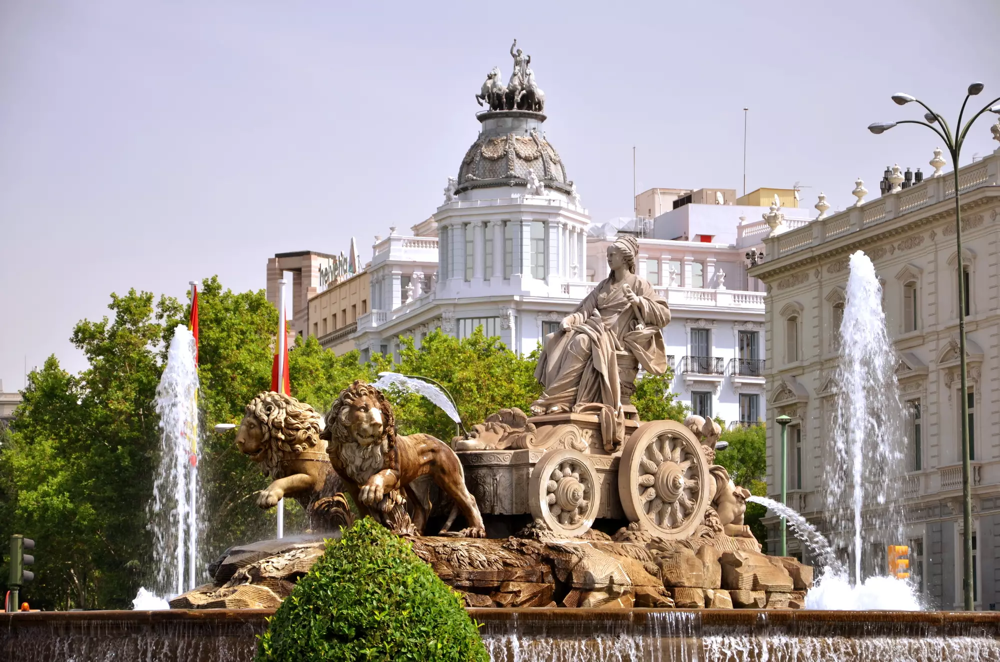 Фонтан Сибелес в Мадриде, Испания