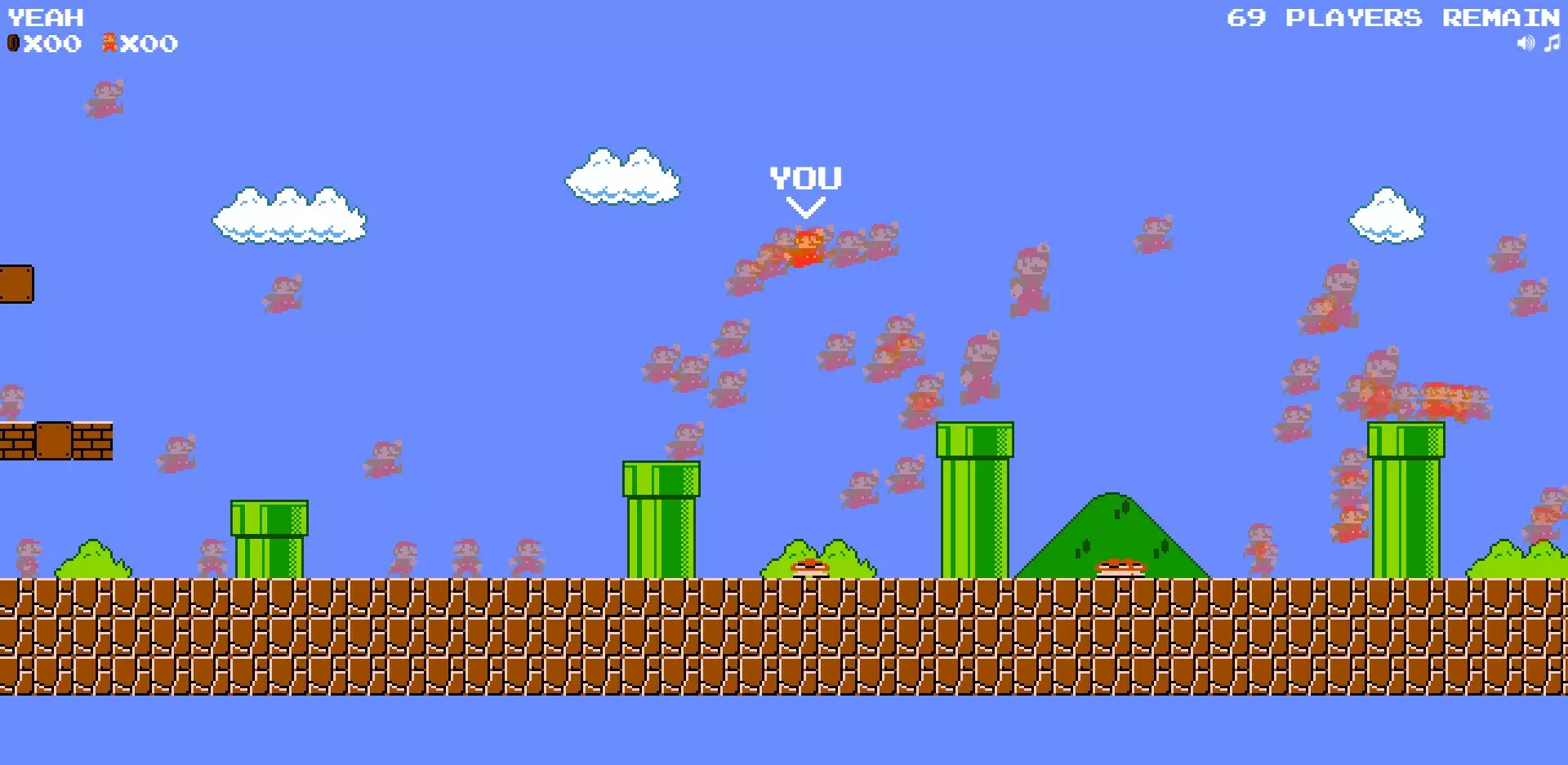 Mario Royale полностью бесплатна и работает в любом современном браузере