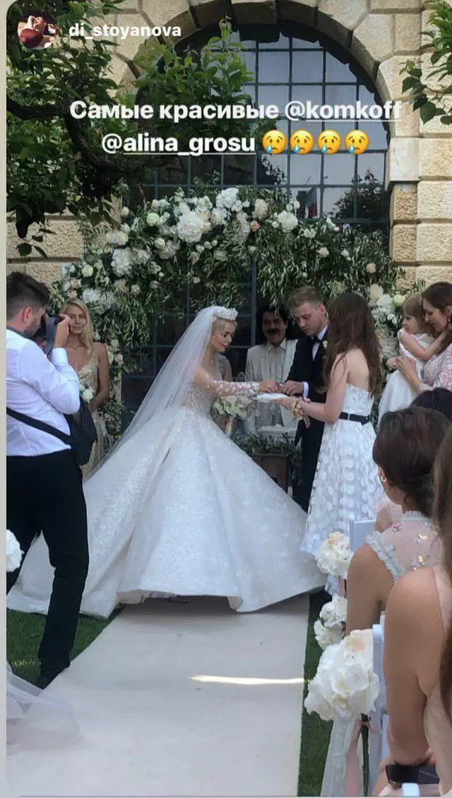 Весілля Аліни Гросу та Олександра в Італії