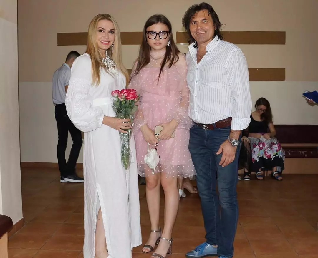 Ольга Сумская с мужем и младшей дочерью Анной
