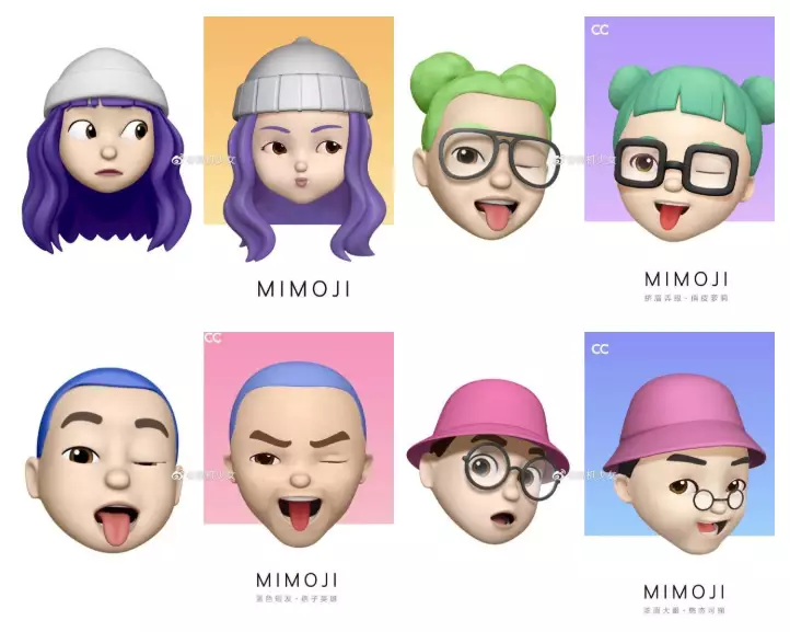 Mimoji, использующиеся в Xiaomi Mi CC9