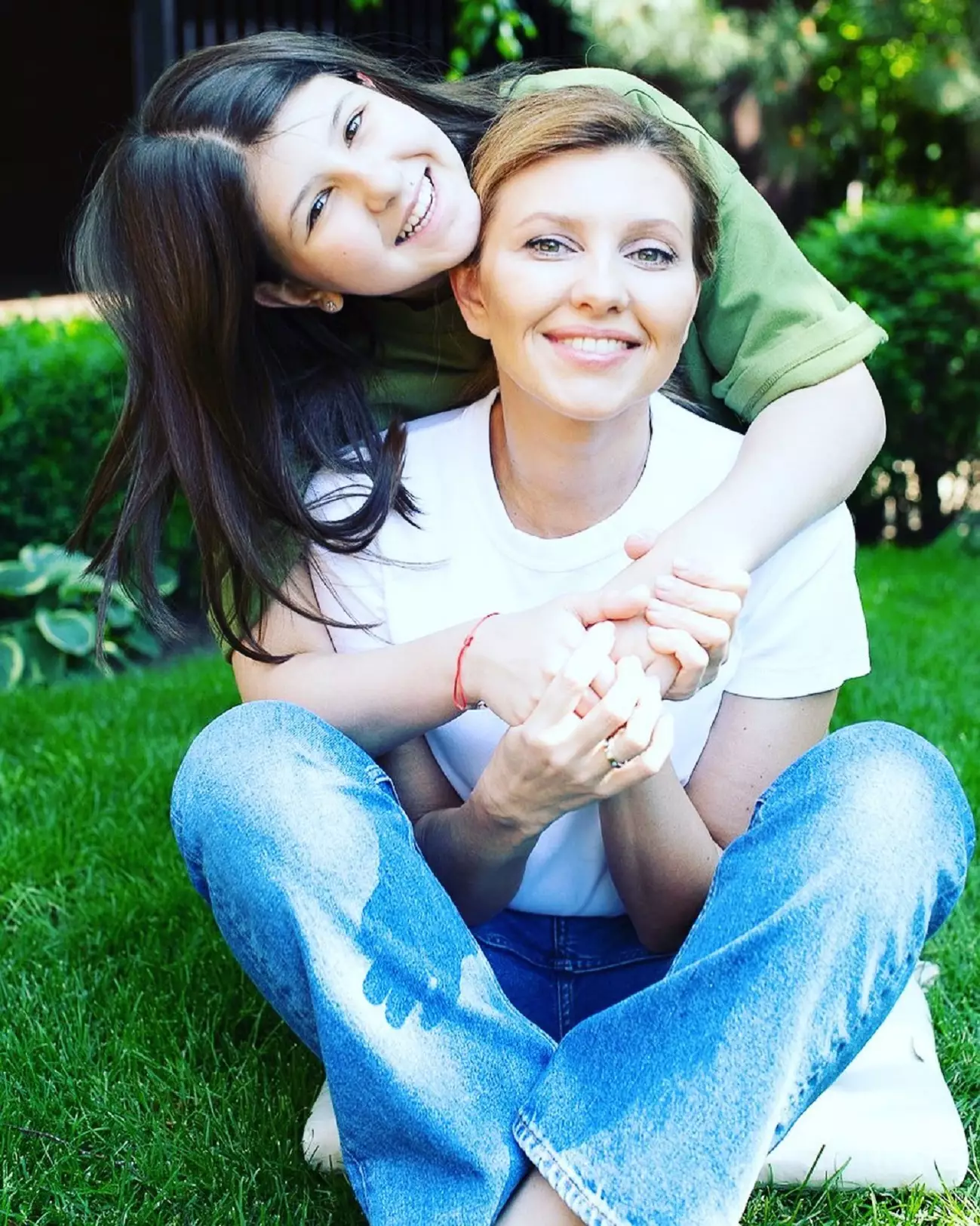 Олена Зеленська з донькою Олександрою