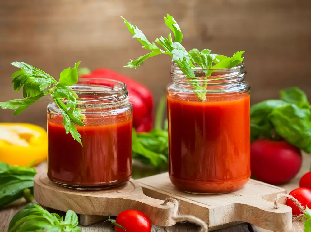 Рецепт томатного сока 