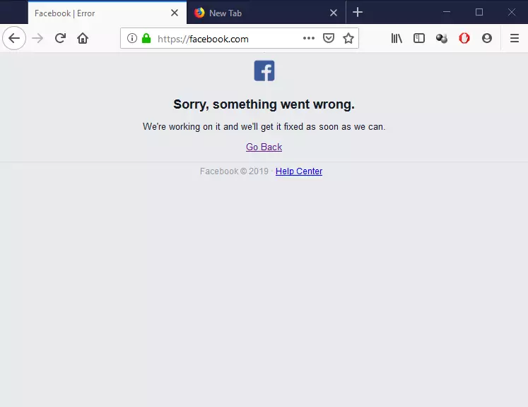 Facebook не работает по Украине