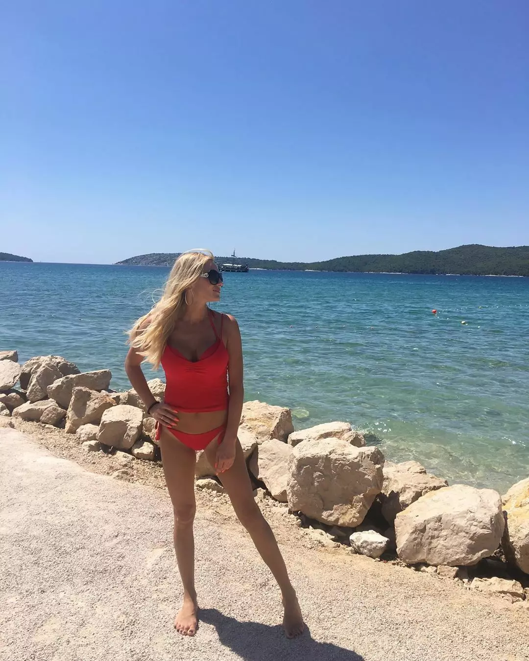 Ирина Федишин отдыхает в Хорватии