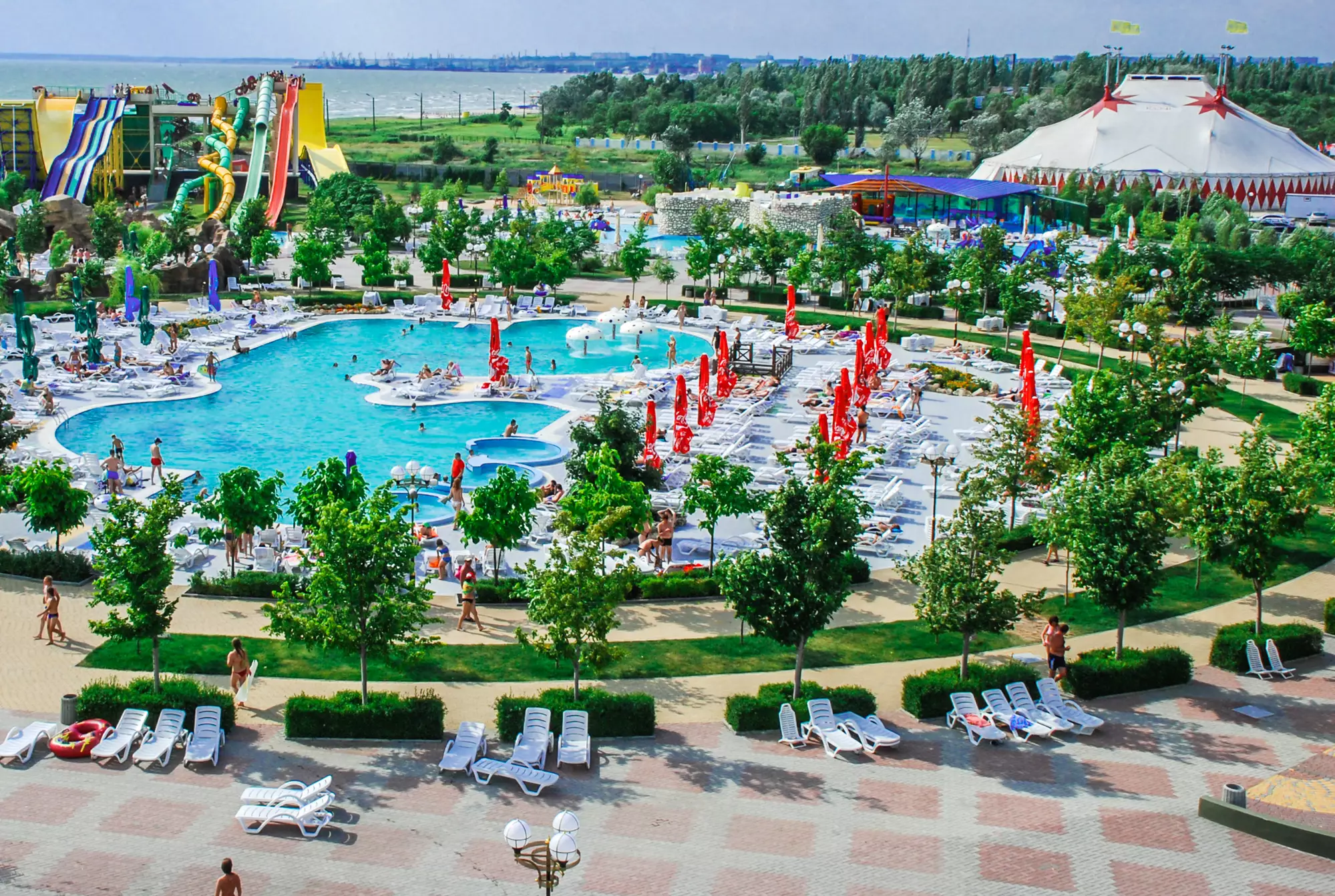 Аквапарк в городе Бердянск