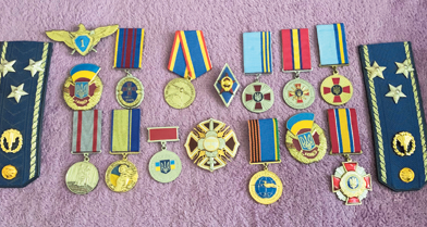 Награды и отличия за службу. Фото: из архива Н.Бухальской