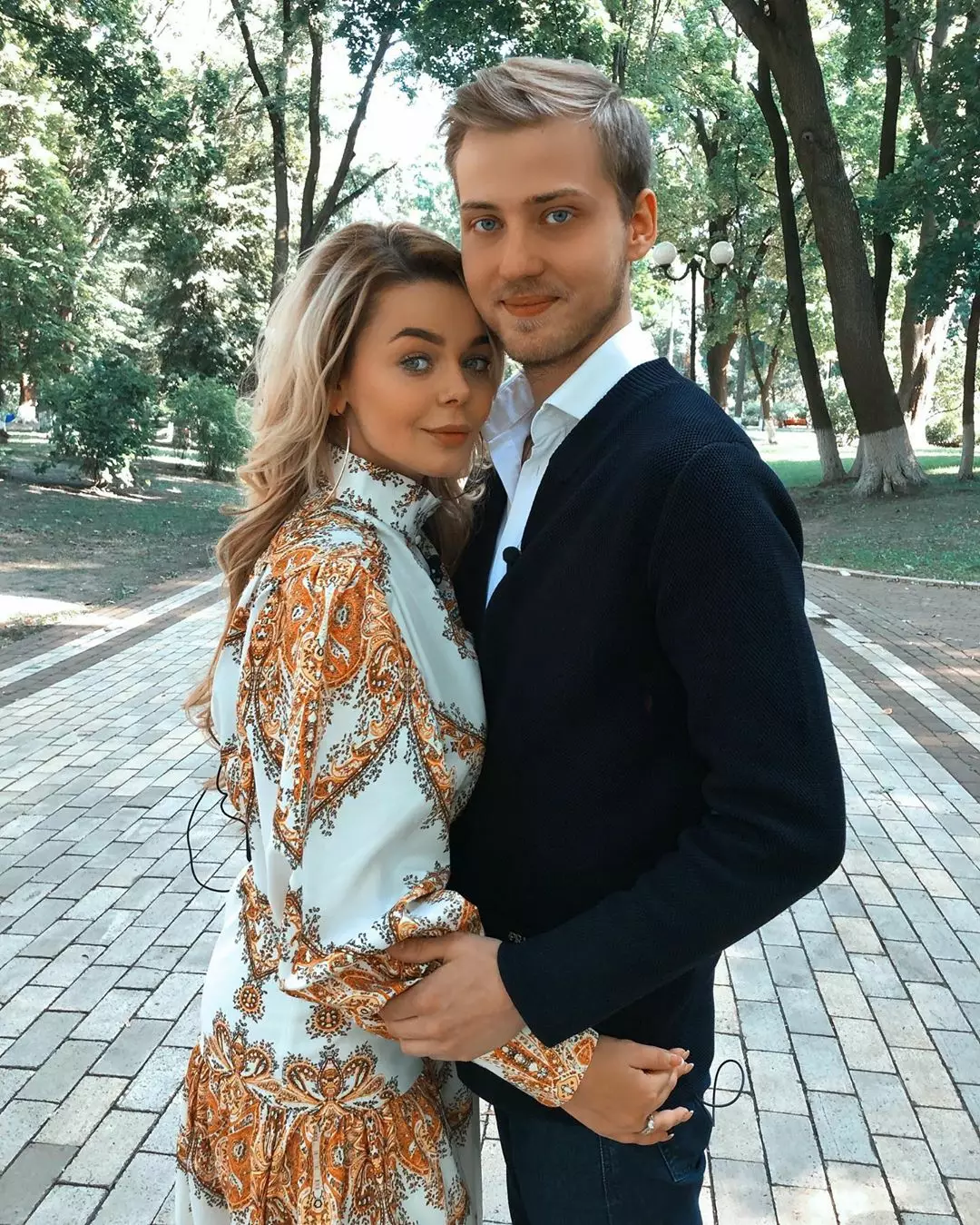 Певица Алина Гросу с мужем Александром
