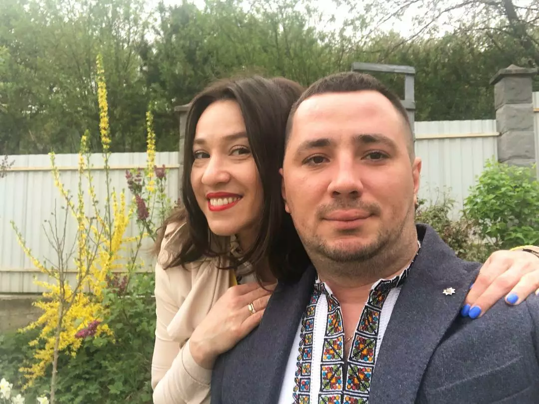 Наталка Карпа с мужем Евгением Тереховым