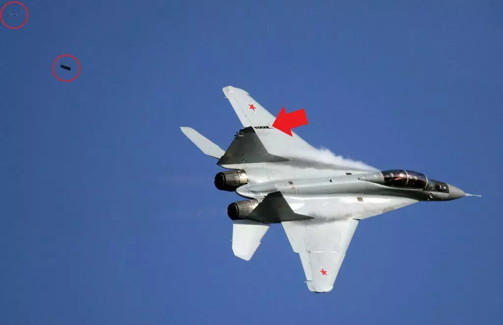 Распадающийся МиГ-35 / Фото из открытых источников