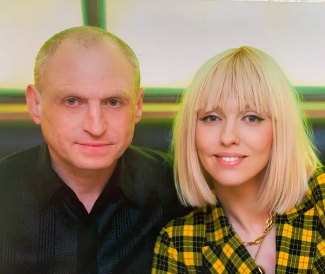 Оля Полякова с мужем Вадимом