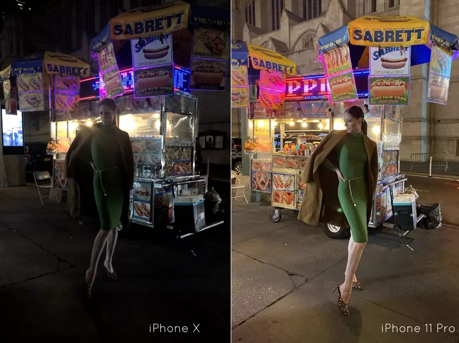 Можливості нічної зйомки смартфонів iPhone X і iPhone 11