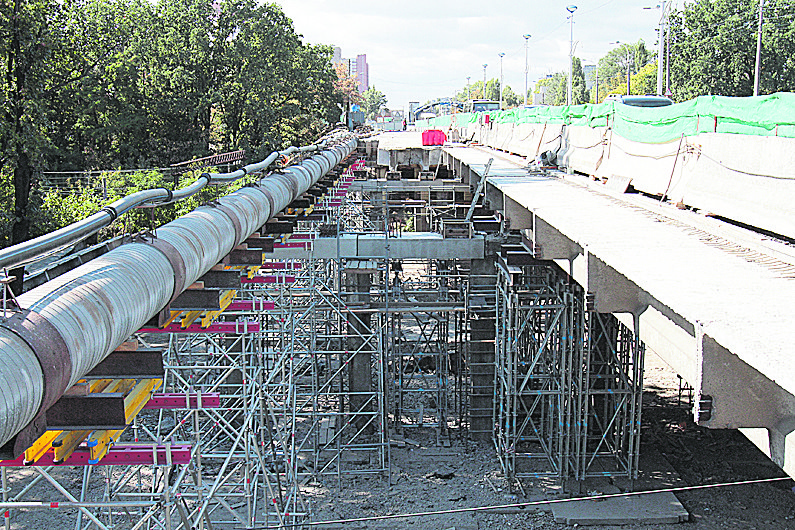 Как идет ремонт Борщаговского моста в Киеве