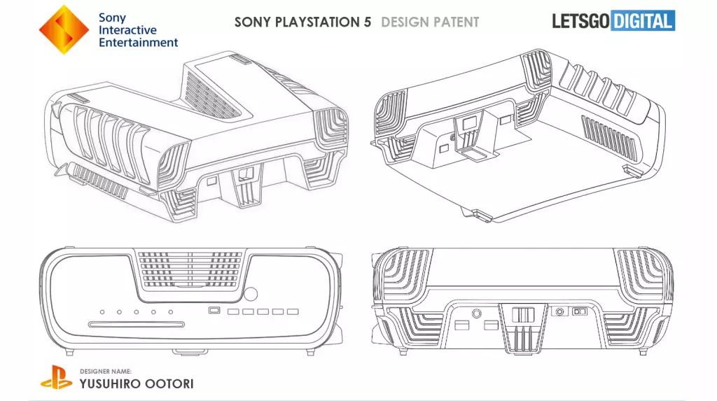 Изображение девкита из патента Sony