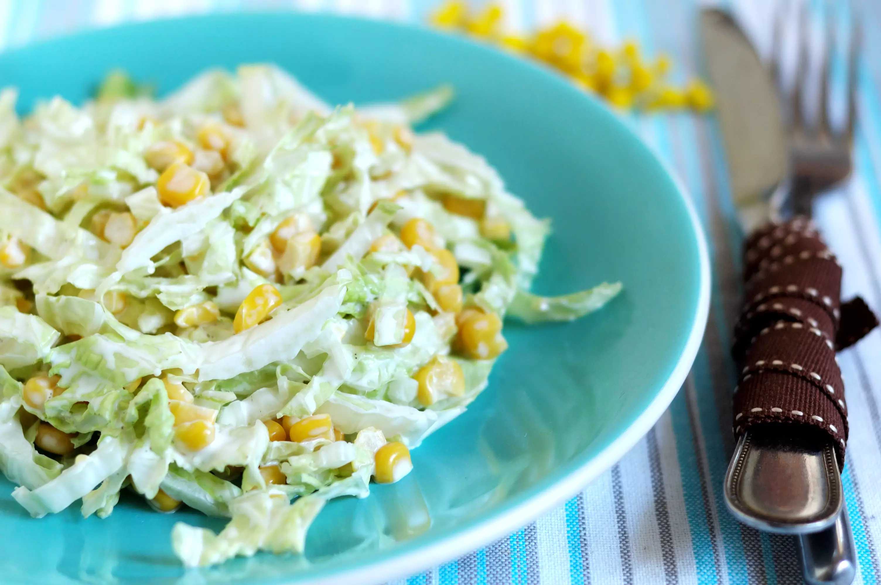 Простой рецепт салата из свежей капусты