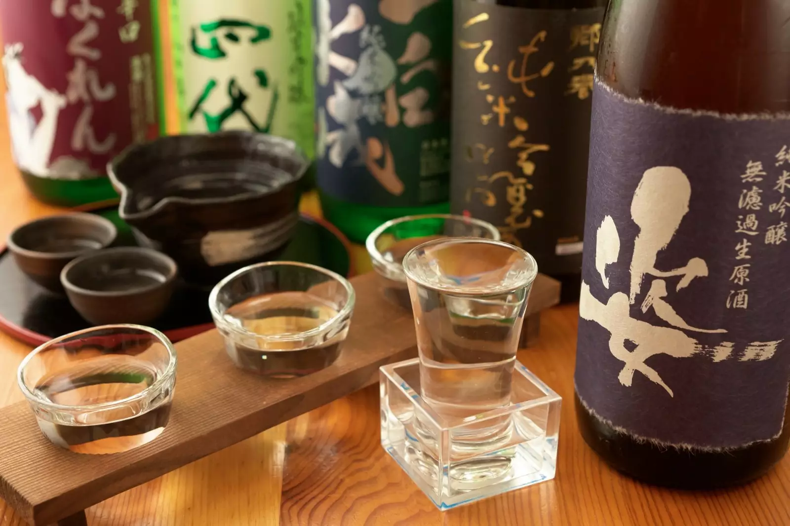 В Японии саке пьют охлажденным