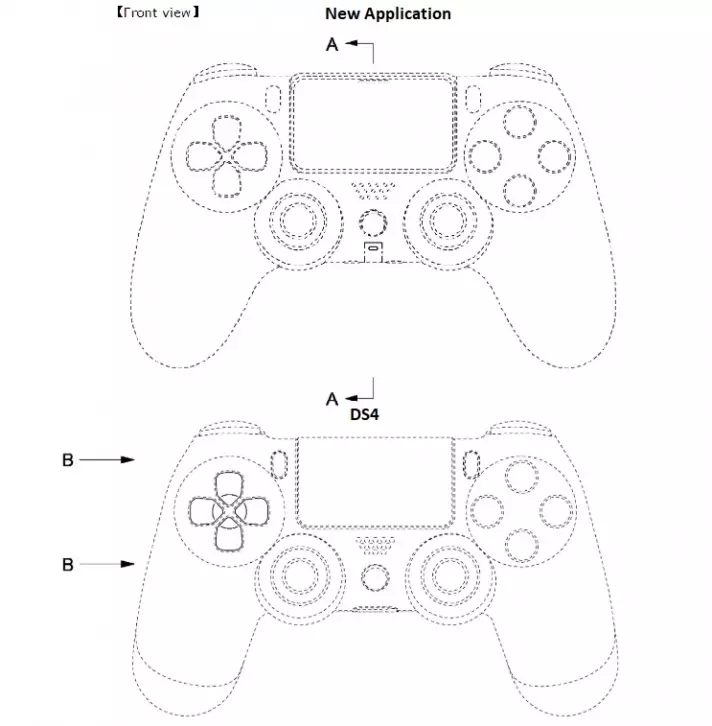 Изображения вероятного DualShock 5 для PlayStation 5