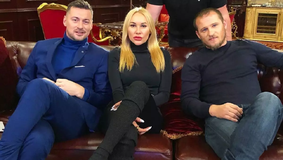 Милевский и Алиев с Ириной Морозюк