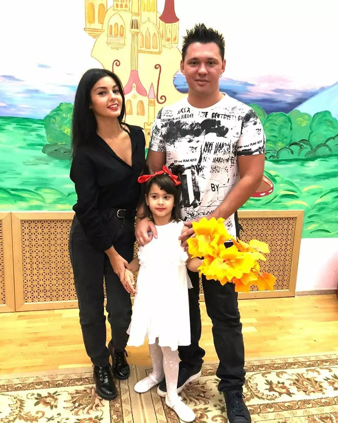 Алексей Кабанов со своей семьей
