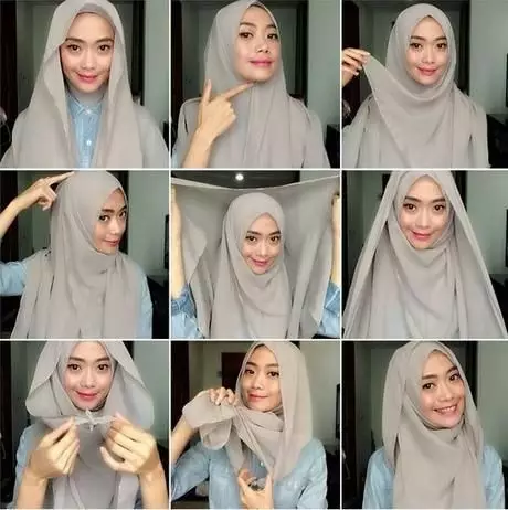 Учимся завязывать хиджаб – способ №2