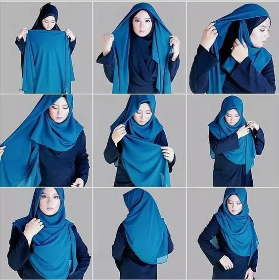 Как носить хиджаб – способ №3