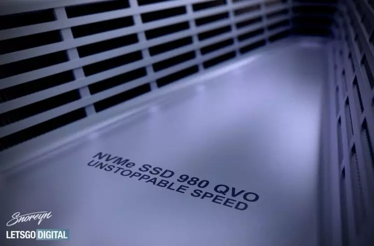 NVMe SSD 980 QVO Unstoppable Speed всередині девкіта (рендер)