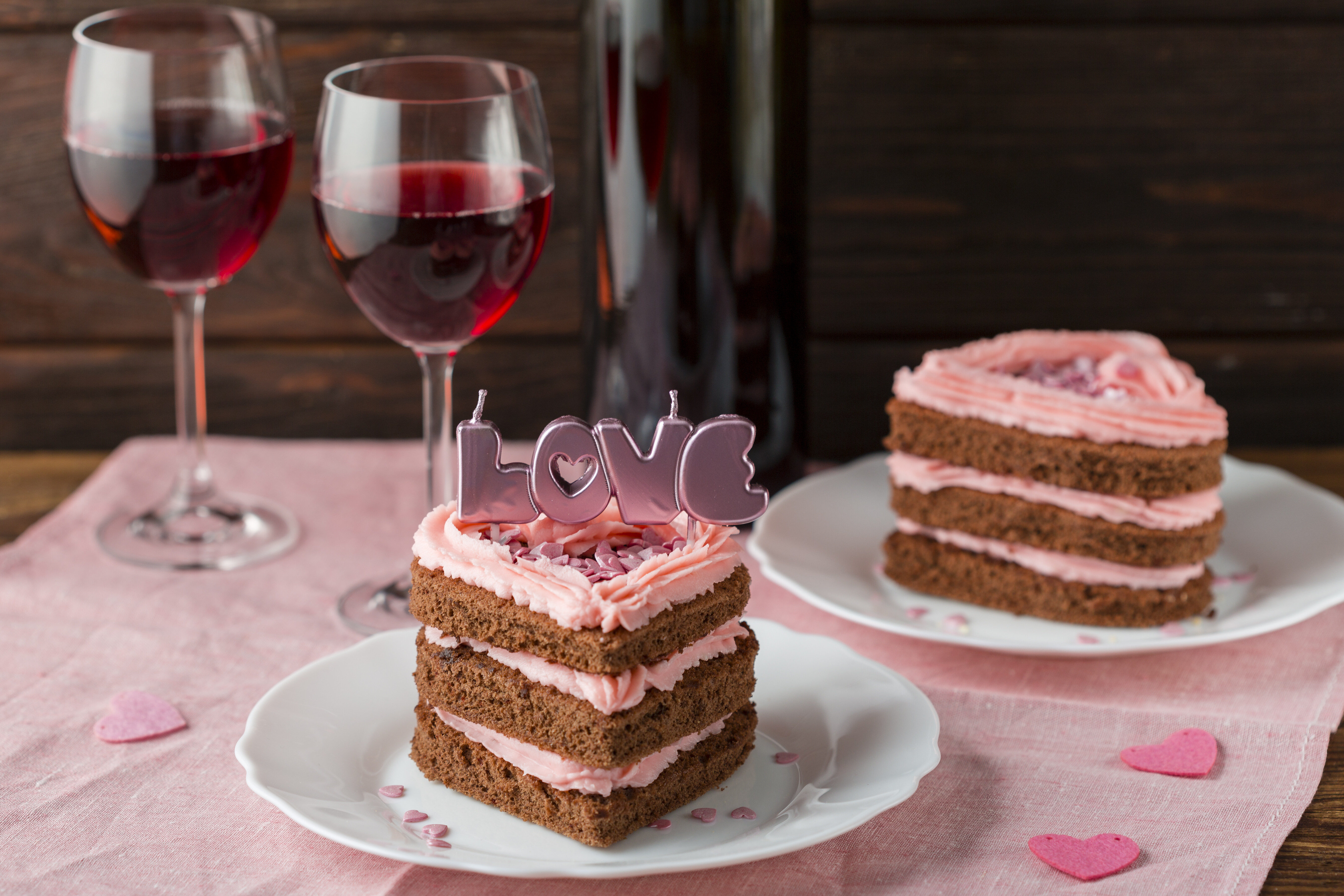 Торт на день святого Валентина
