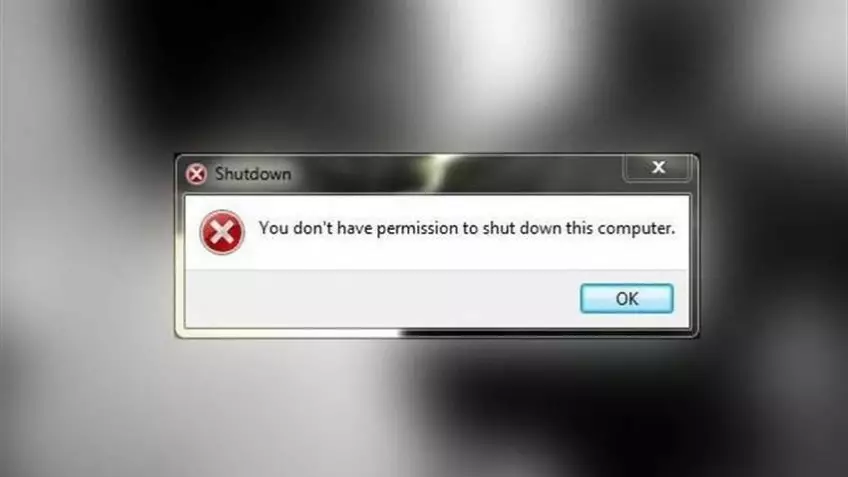 Ошибка в Windows 7 при попытке выключить компьютер