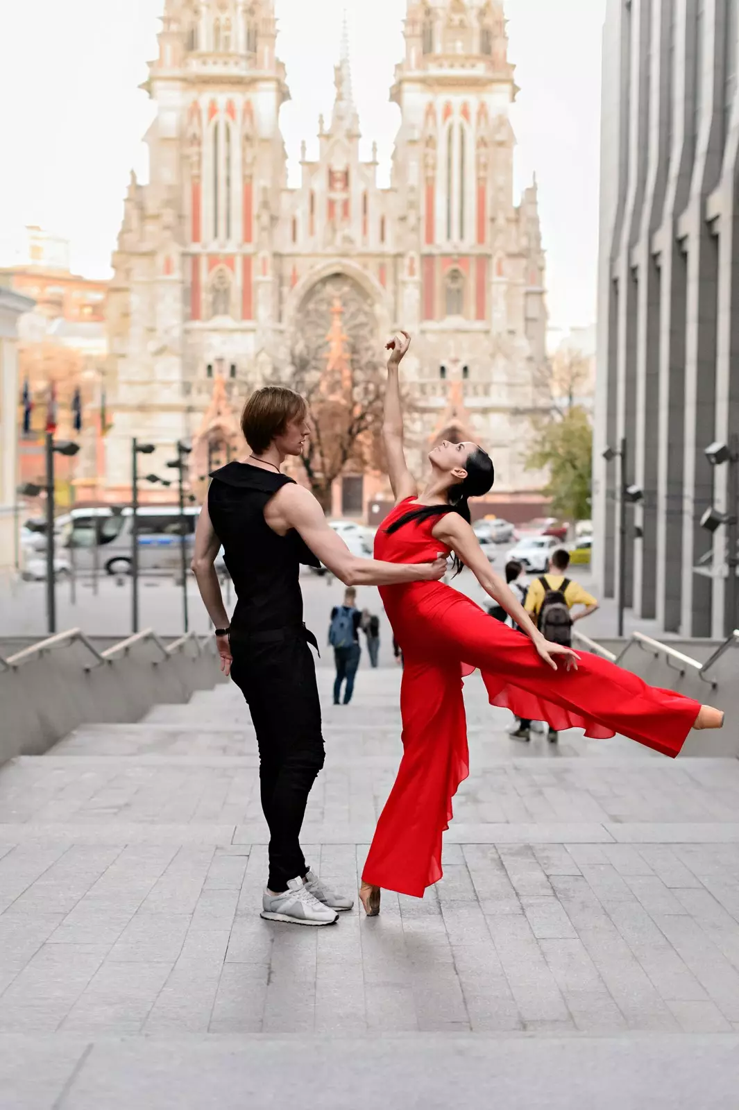 Прима-балерина Нацоперы Украины Наталия Мацак и Сергей Кривоконь – солист Нацоперы