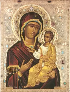 Іверська ікона Божої Матері  – в чому допомагає, іконографія, чудеса