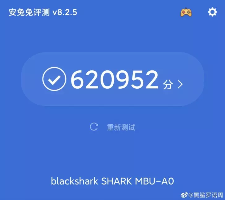 Результат потужності Xiaomi Black Shark 3 в бенчмарке AnTuTu