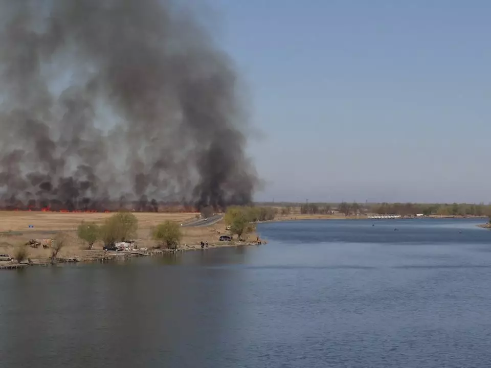 Пожар в Нижнеднестровском национальным парке. Фото: nnpp. org.ua.jpg