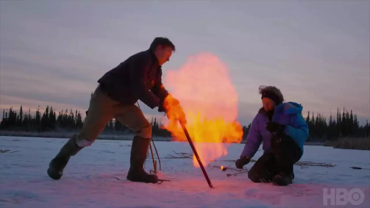 Кадр из фильма "Лед в огне"