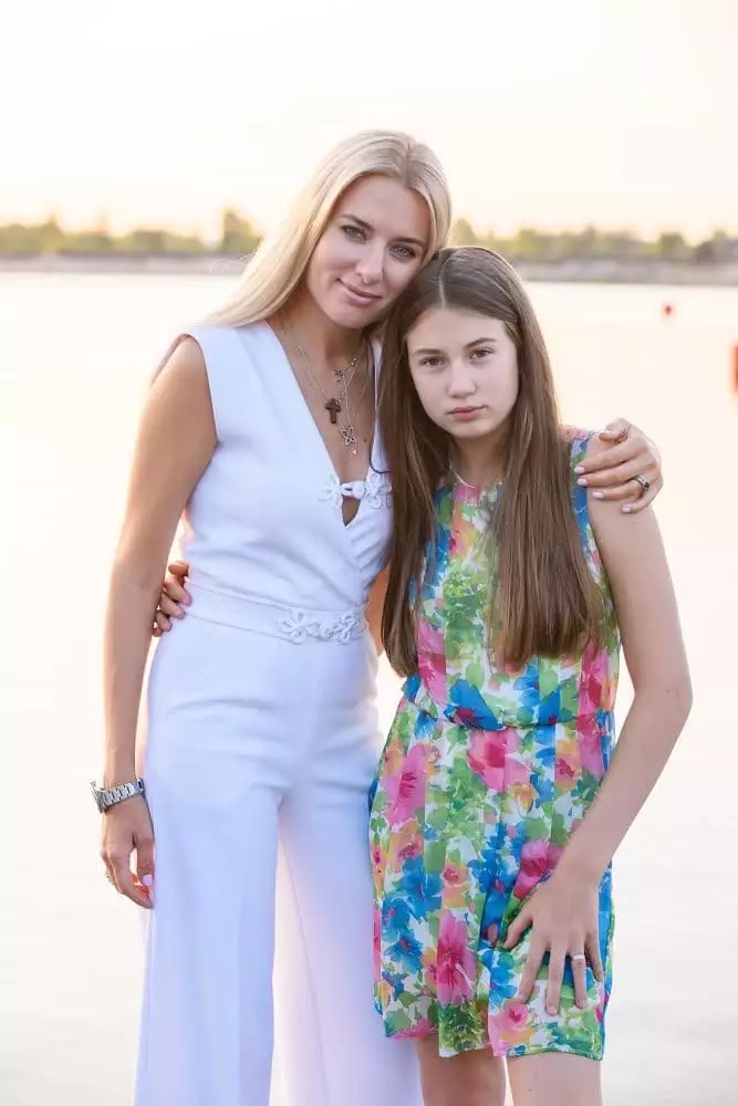 Ольга Горбачева с дочерью Полиной
