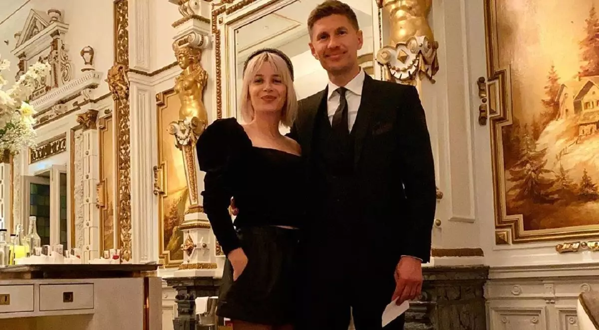 Евгений Левченко с женой Викторией Кобленко