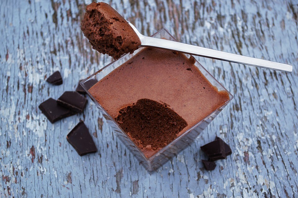 Легкий шоколадно-творожный десерт