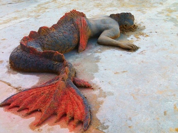 Скульптуры из песка Андони Басторрика | Фото: instagram.com/andoni_bastarrika_artista