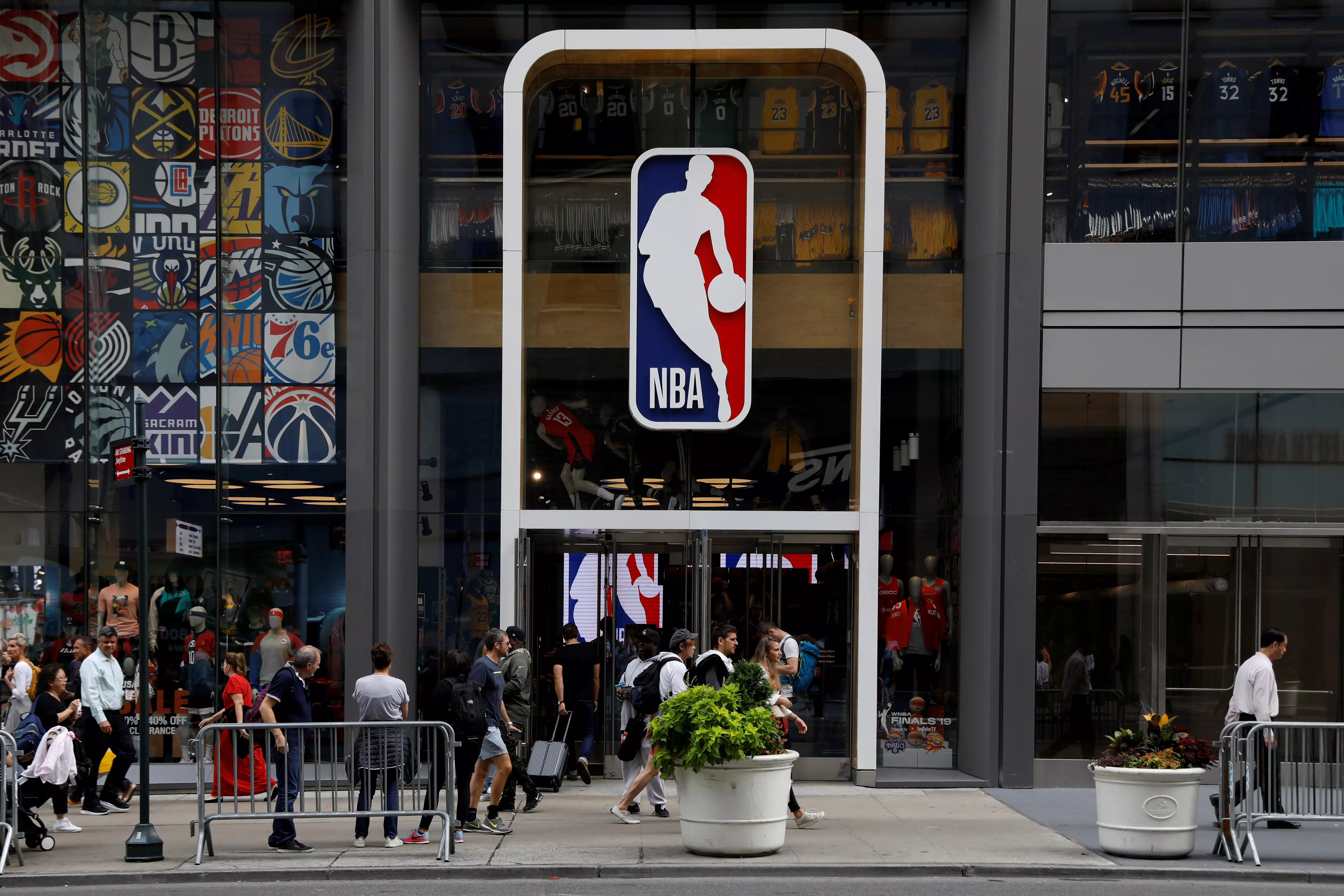 Магазин НБА в Нью-Йорке