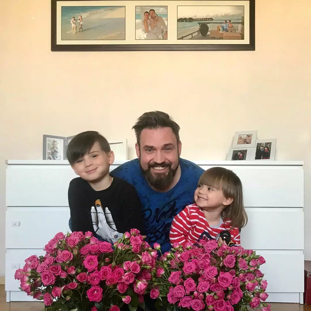 Григорий Герман с детьми
