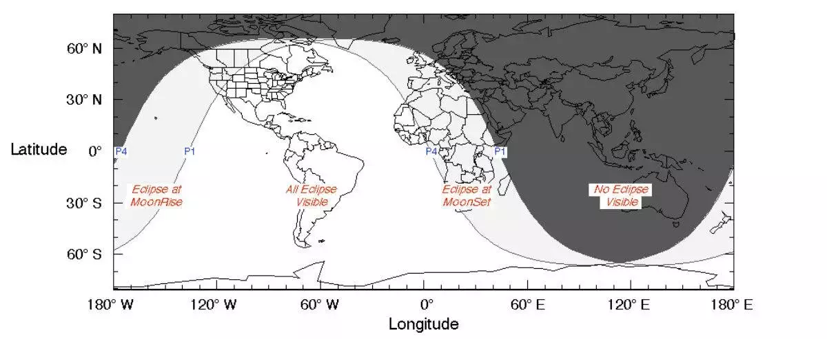 Як буде проходити місячне затемнення 5 липня 2020 року