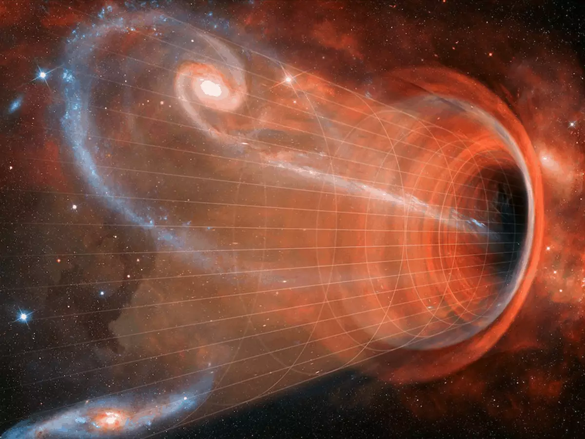 Черная дыра J2157 установила рекорд массы среди подобных объектов