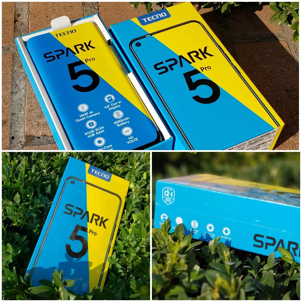 Упаковка Tecno Spark 5 Pro