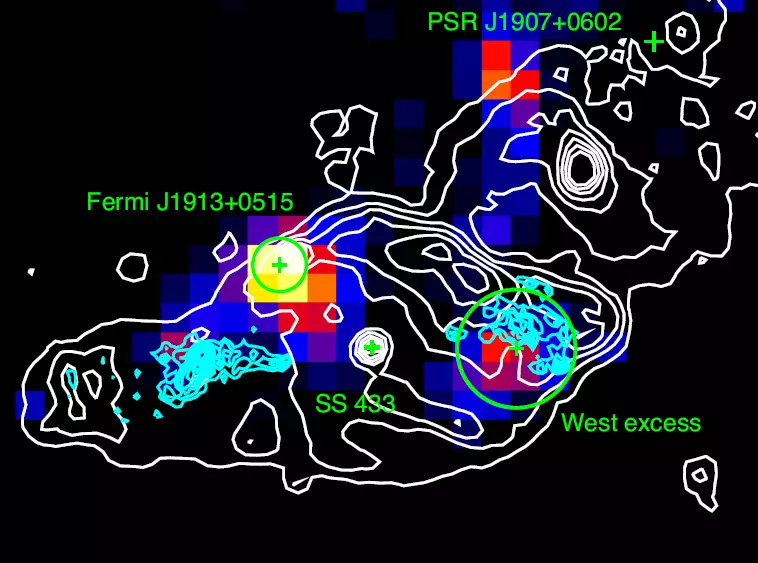 Періодичне гамма-випромінювання в газовій хмарі зв'язали з прецесією сусіднього мікроквазара