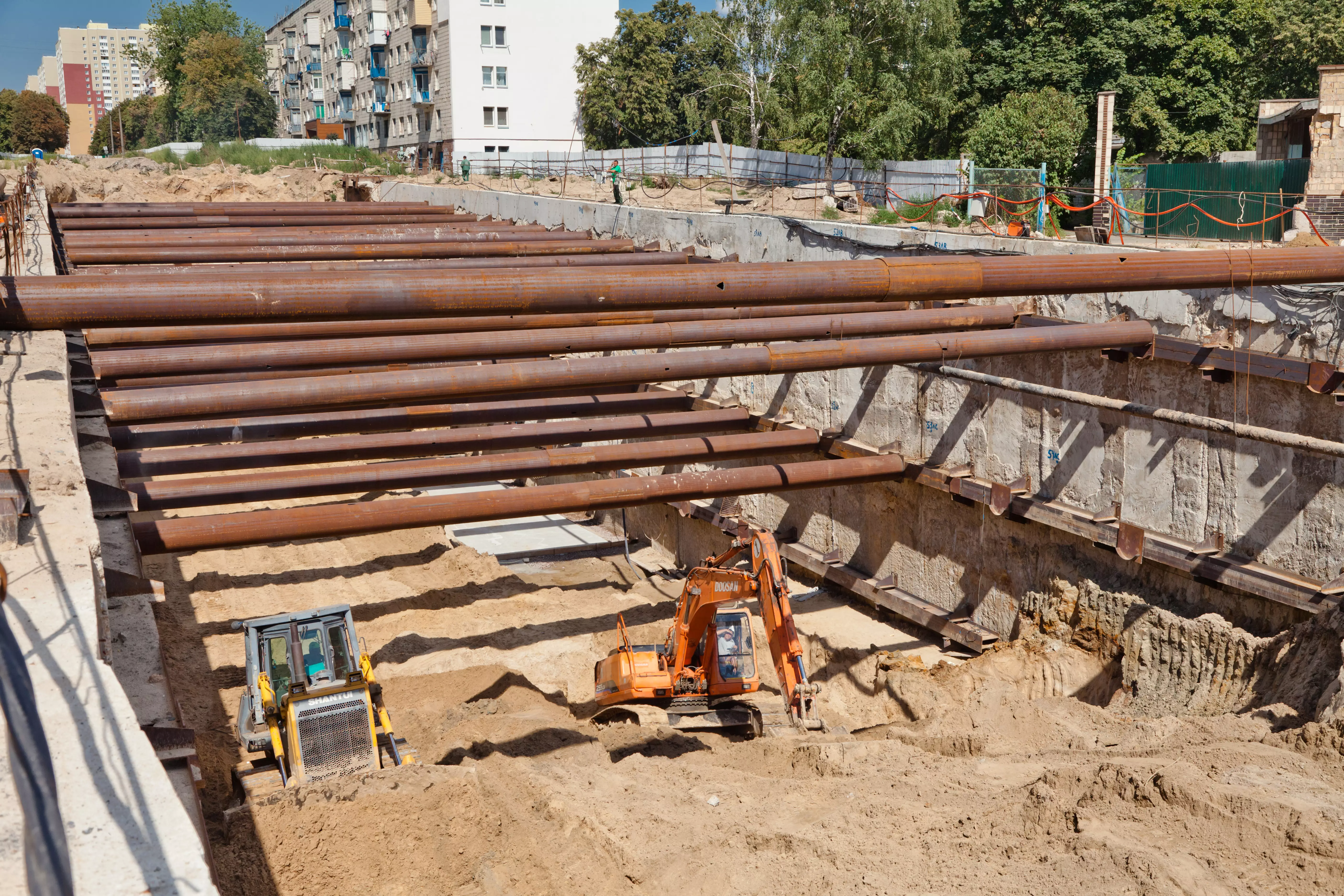 Строительство новых станций / Фото: "Киевметрострой"