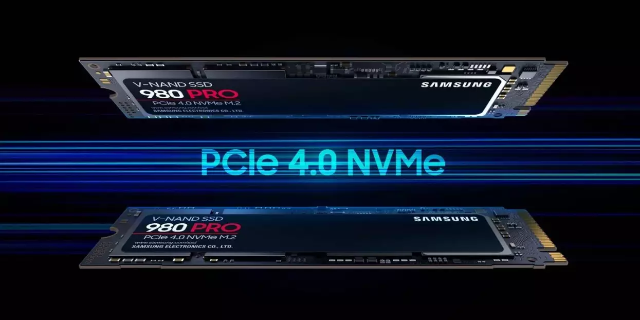 Samsung 980 Pro працює на надшвидкій шині PCIe 4.0