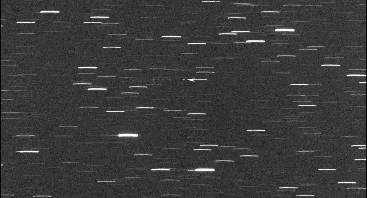 Знімок OGO-1 перед падінням на Землю