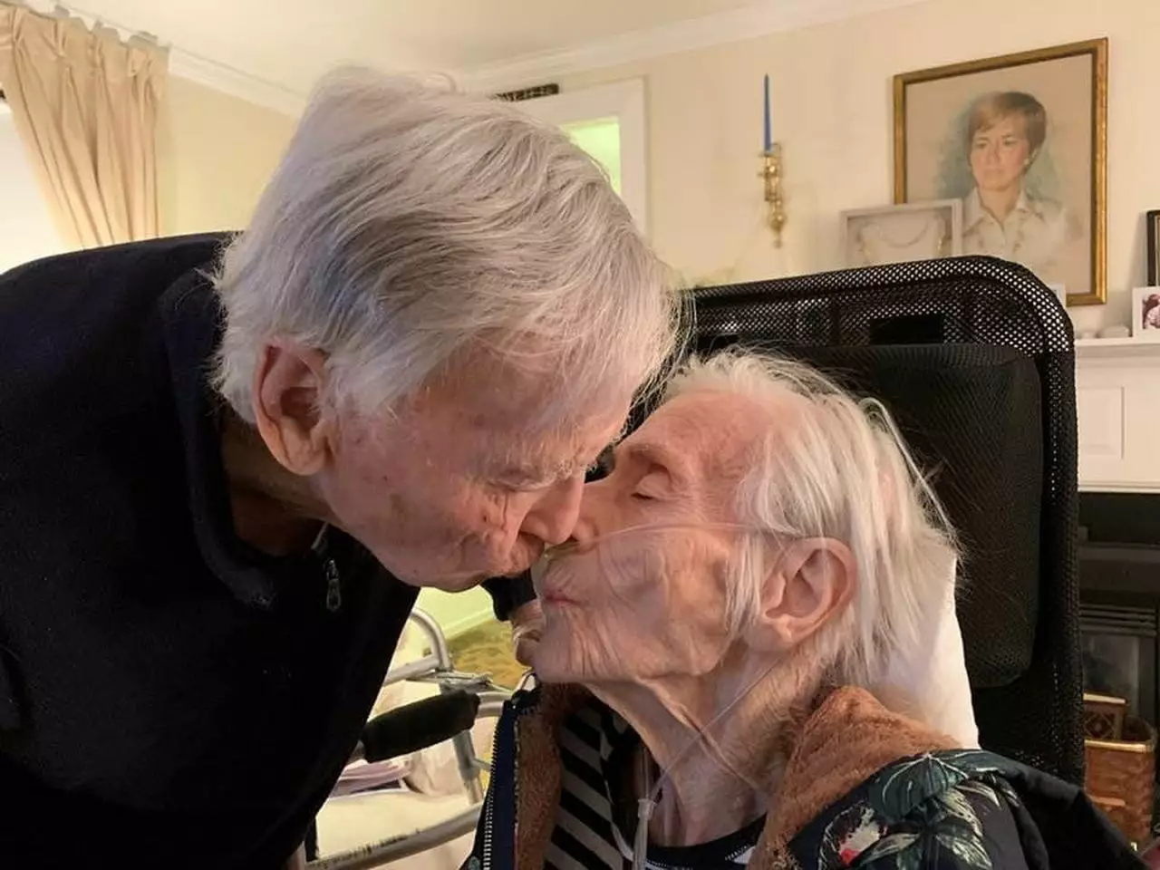 Возлюбленные прожили в счастливом браке 69 лет