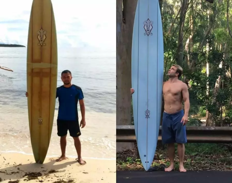 Потерянная доска для серфинга полгода путешествовала по океану и снова