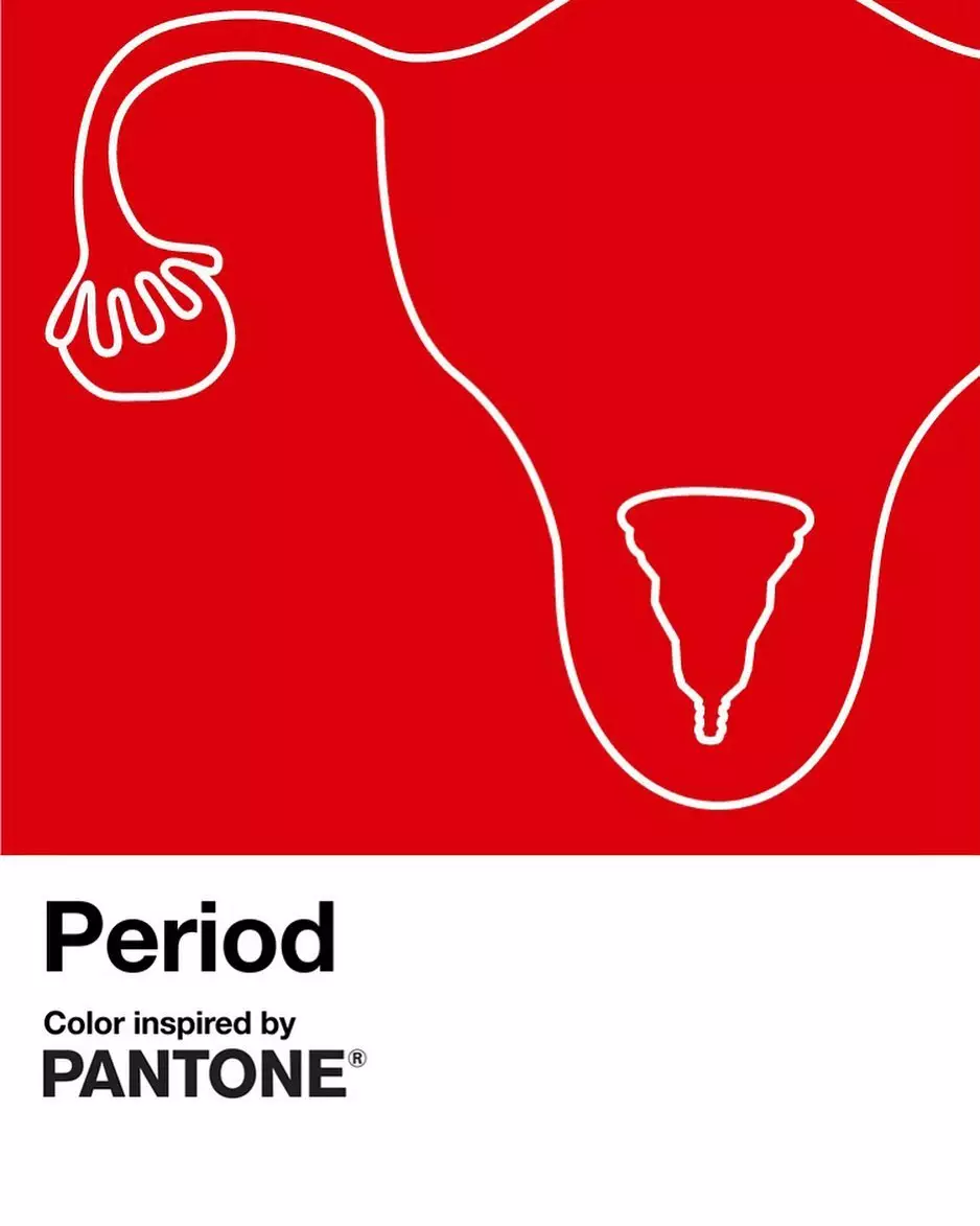 Pantone представив відтінок "Менструація"